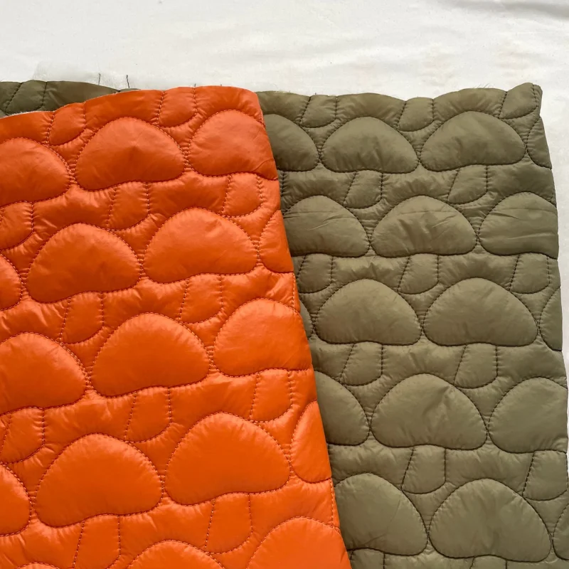 

Ins Style Polyester Fabric For Cotton Down Jacket Cotton Jacket Vest DIY Fabric