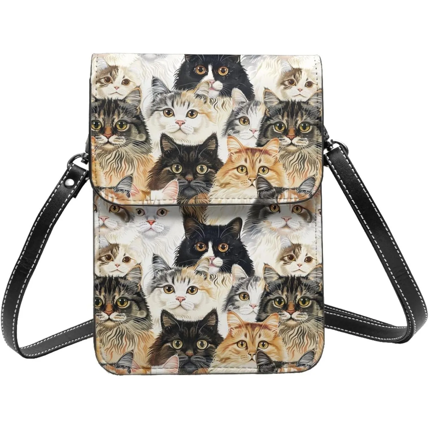 

Кожаная портативная сумка для телефона, кошелек, защищает ваш телефон, регулируемая милая сумка через плечо с ремешком