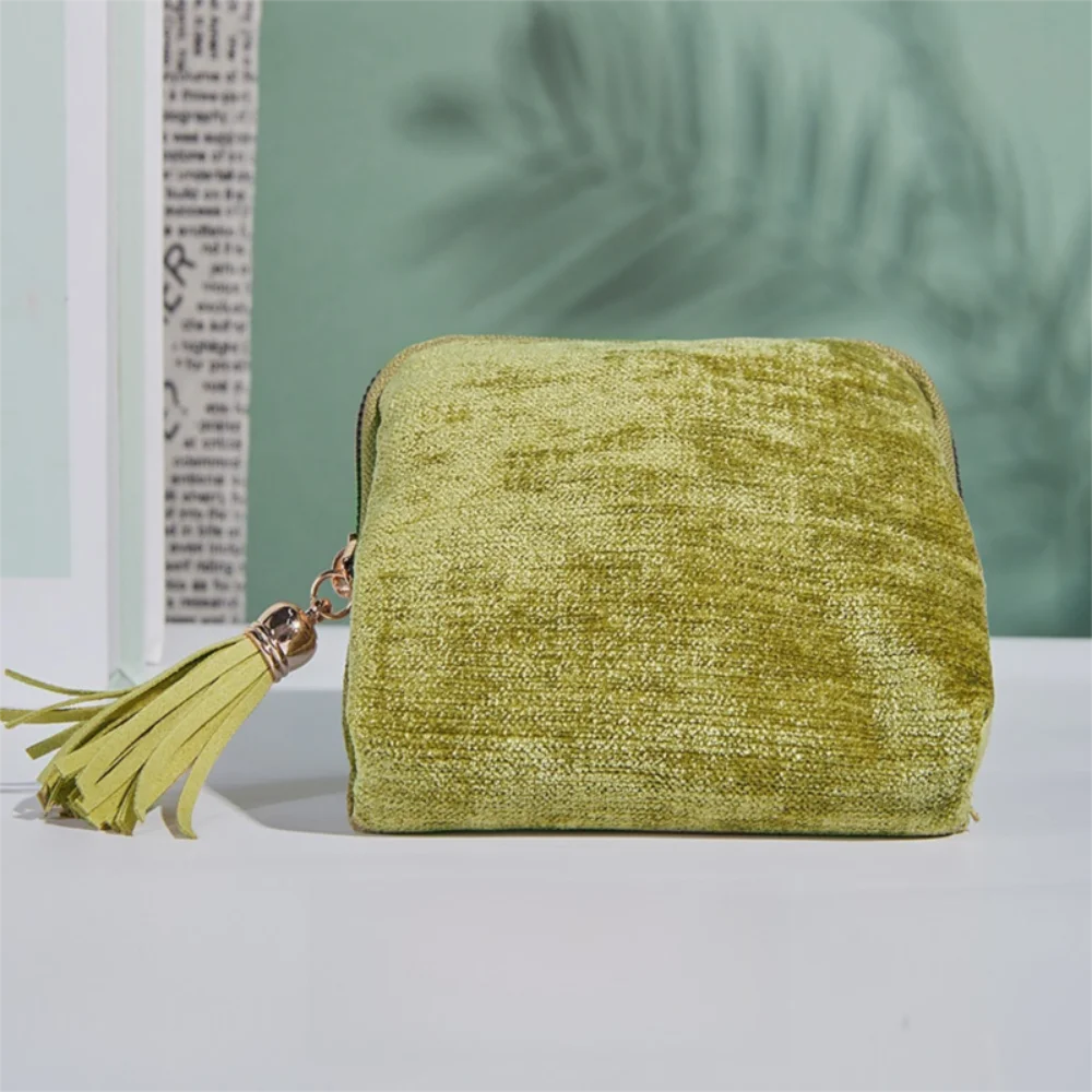 

Exquisite Jewelry Storage Bag Ring Pendant Jewelry Display Tassel Zipper Jewelry Bag Large Size Portable Jewelry Organizer