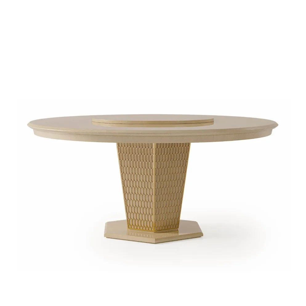 ⅹ-  Marble Luxury Round Dining Table Set 6 Seater Round Dinning Table Set 8 Chairs Dining Room Furniture&
