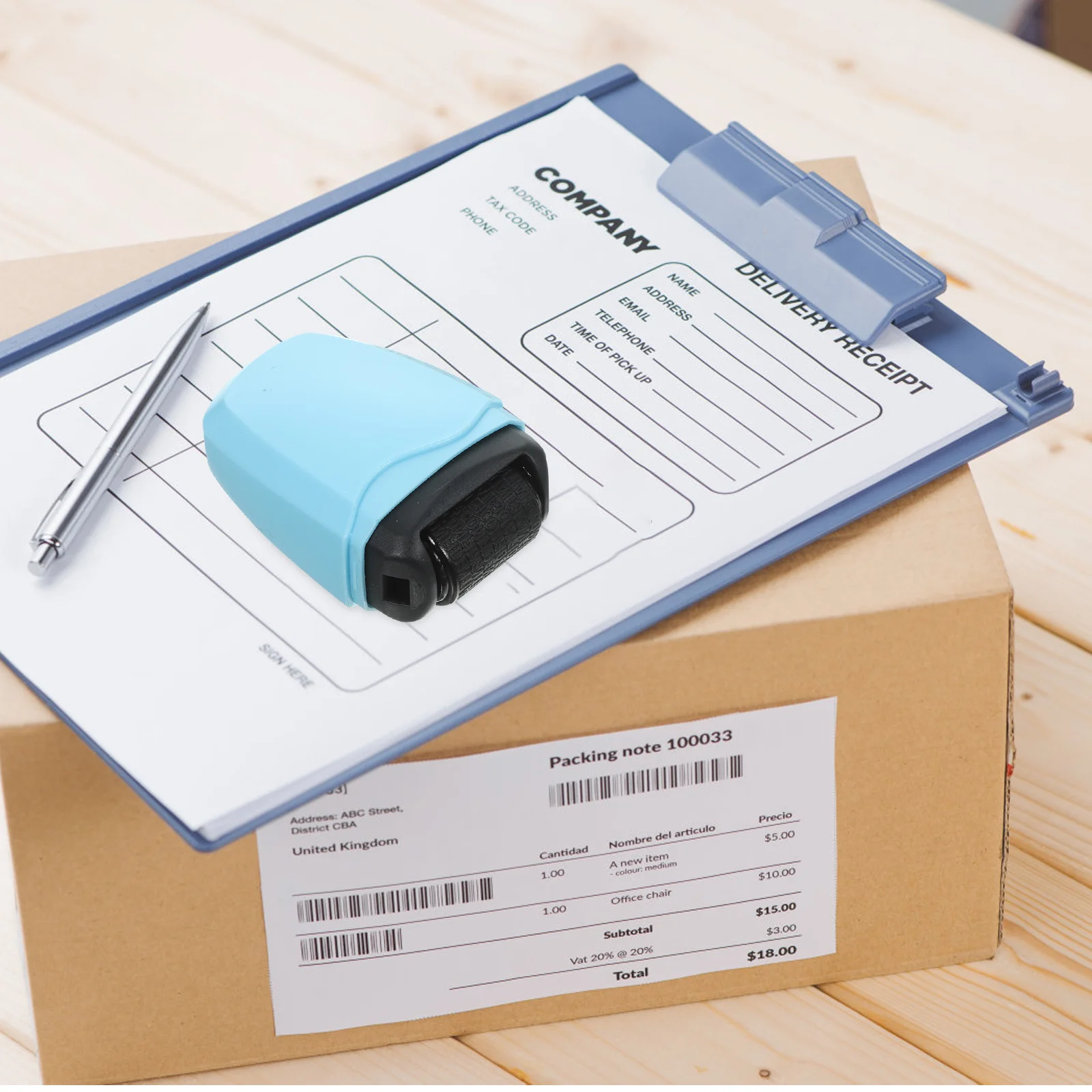 2 Pcs Postage Stamps Confidentiality Seal Roller Privacy Protection Home Accessories Identity Multi-function