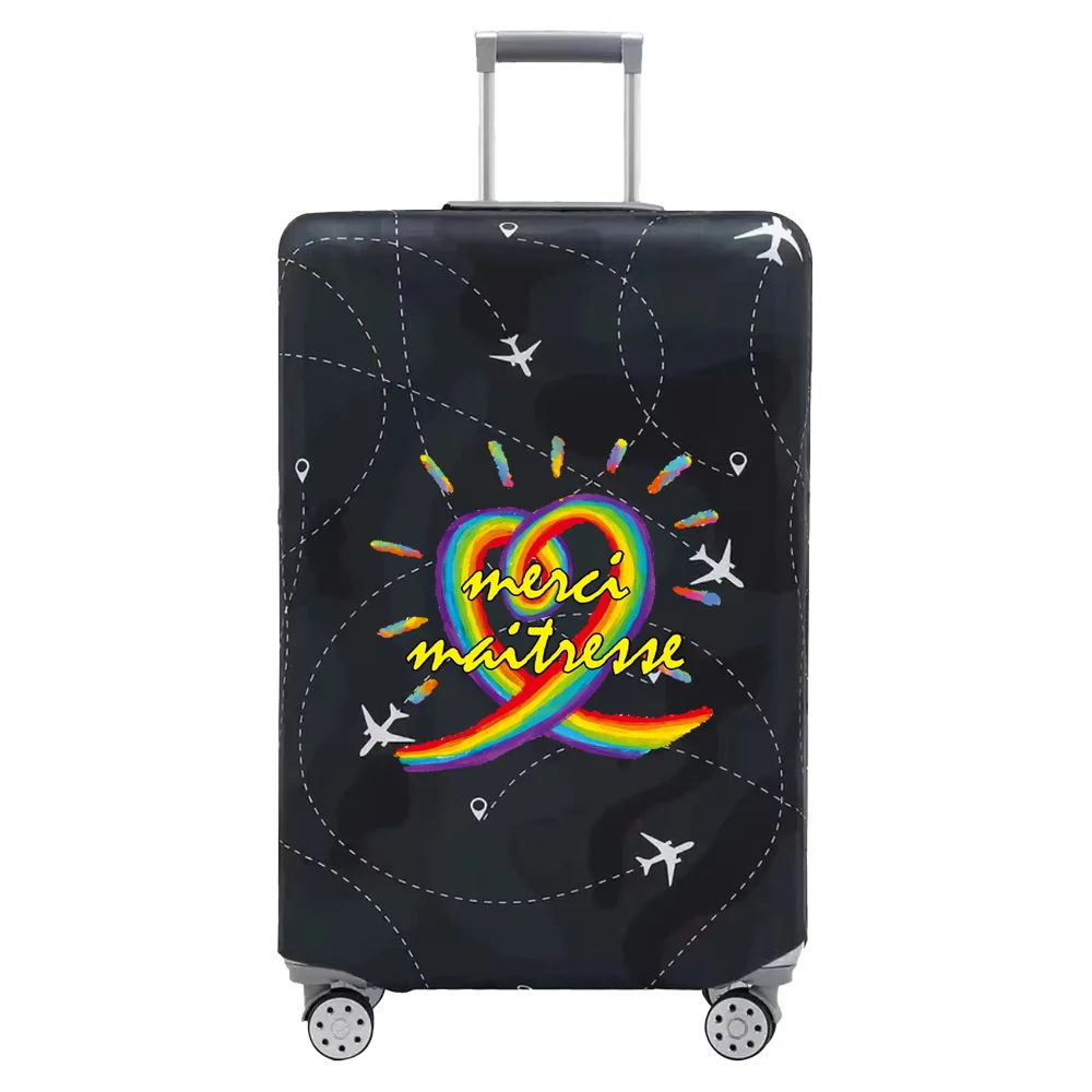 Luggage Cover Travel Suitcase Protective Cover Maitresse Series Dust-Proof Thickened Elastic Fabric for 18-32inch Baggage Case