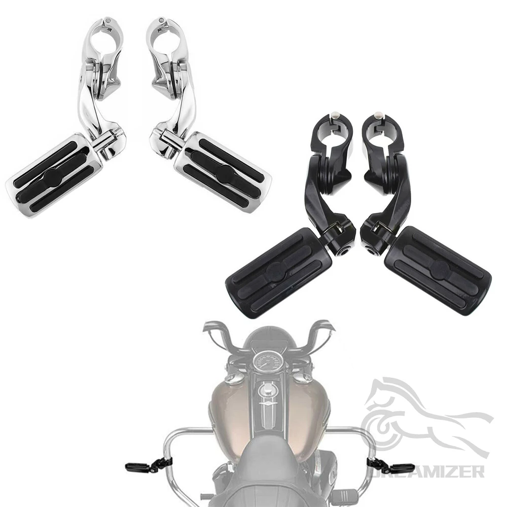 

Motorcycle Highway Footpegs Kits Pedals For Touring Softail Sportster Electra Glide Road King Street Glide Engine Guard Footrest