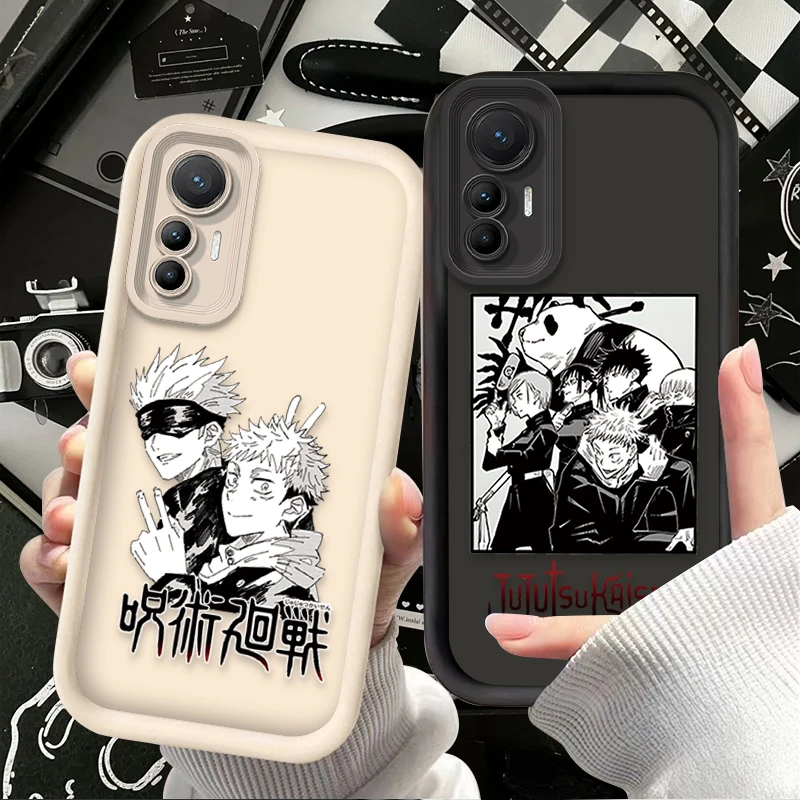 أنيمي Jujutsu Kaisen قضية الهاتف ل Xiaomi Poco F7 F6 F5 F4 F3 M5s C65 C75 C71 X7 X6 X5 X4 GT X3 NFC M7 M6 Pro 4G 5G الغطاء الخلفي #1