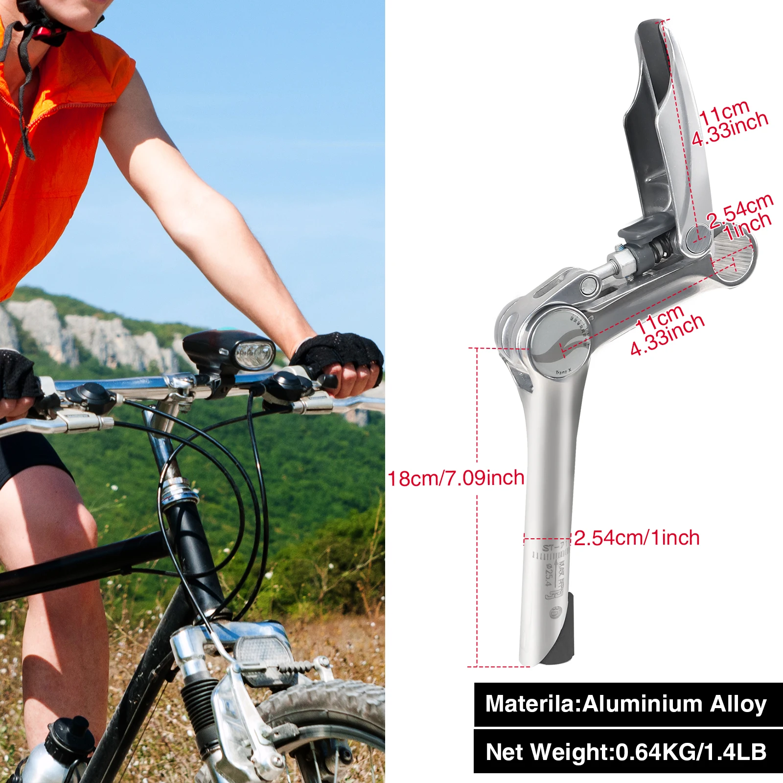 ZUKKA Verstellbarer Faltbarer  – Bike Stem Riser Bewertung und Preis