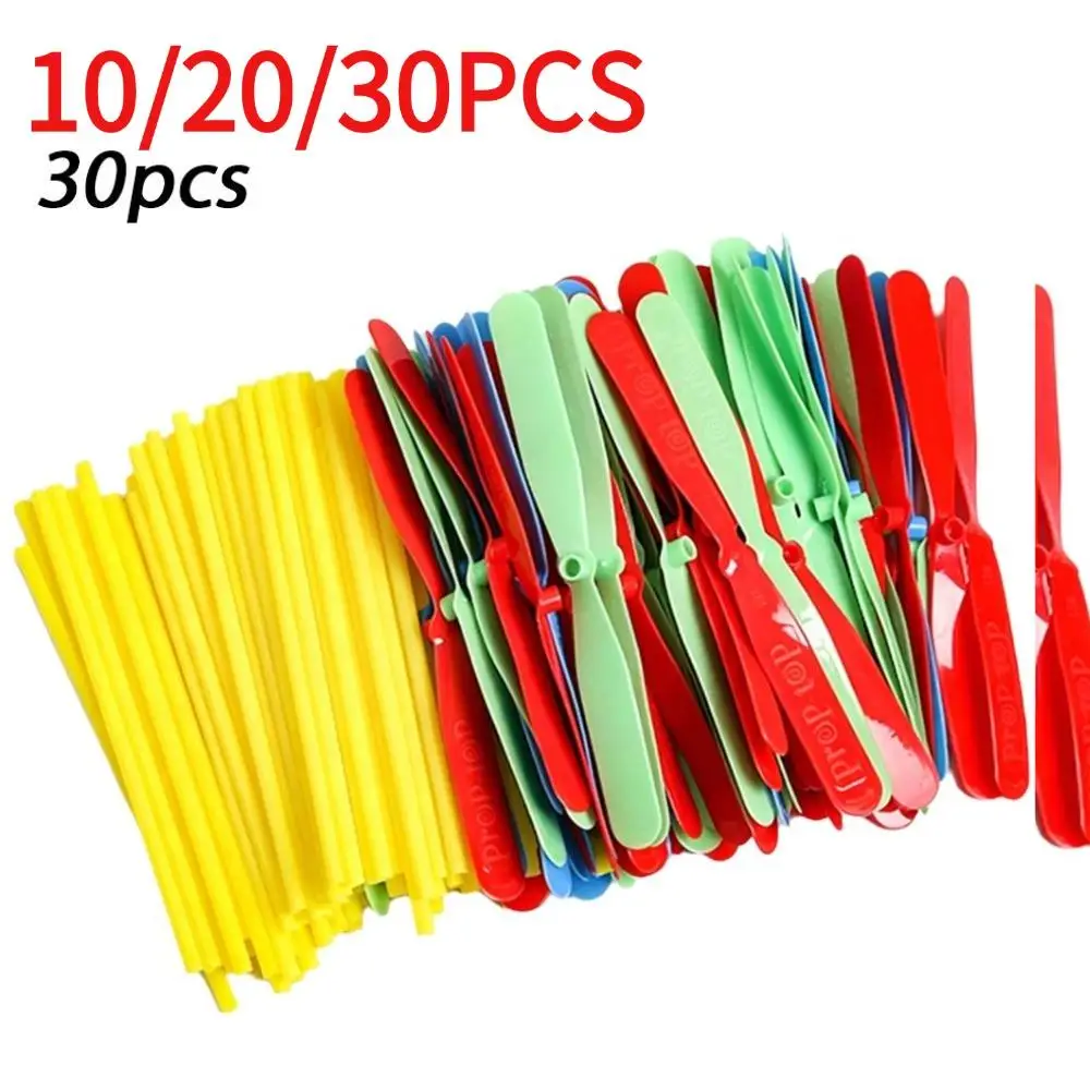 Plastic Bamboo Dragonfly Toy OutdoorHand Rub Flying Propeller Toys Classic Outdoor Rotating Game Toy for Kids