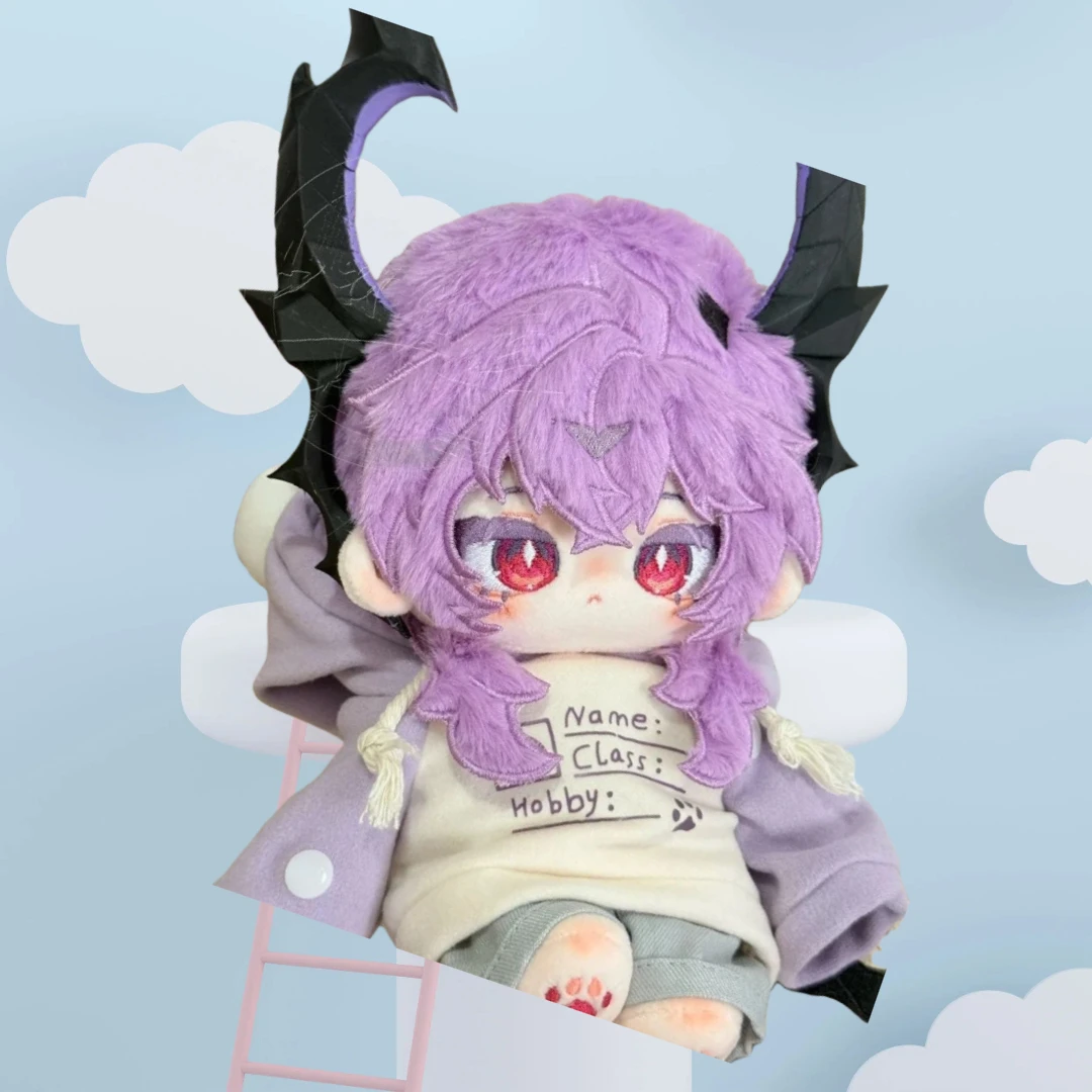 20CM Genshin Impact Durin Kawaii Cosplay Cotton Doll Body Anime Dress Up Stuffed Toys Dolls Figures Xmas Gift