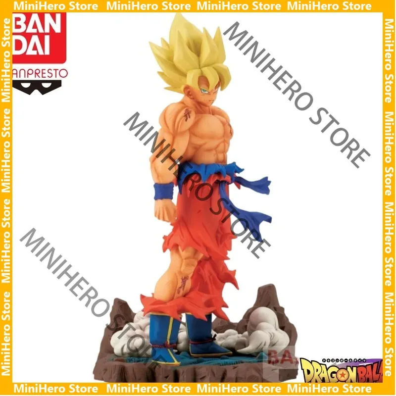 

В наличии Оригинальная фигурка Bandai Banpresto Dragon Ball Son Goku, масштаб 1/8, ПВХ, для демонстрации