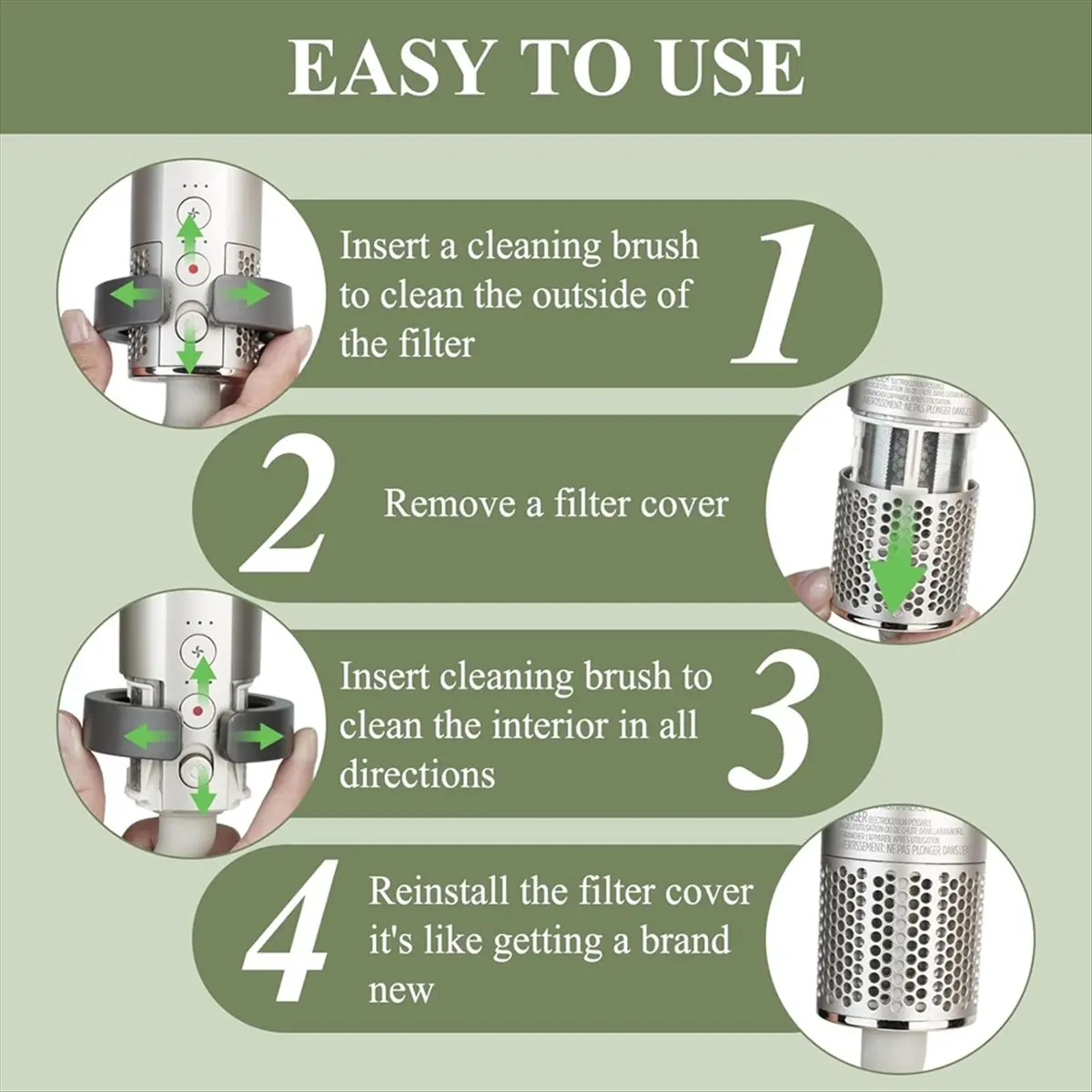 

Замена щетки для чистки фильтра A62K для системы FlexStyle FlexFusion