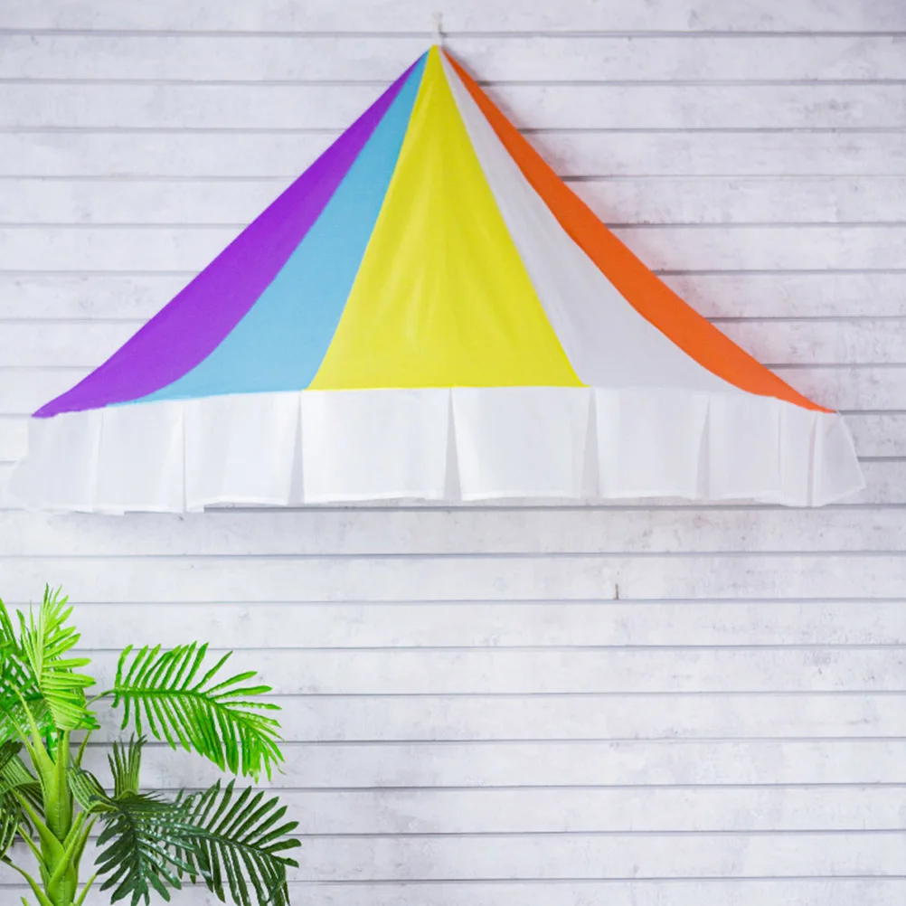 

Rainbow Bed Canopy Tent 1.5M Crib Gauze Net Play Reading Hideout Nap Area Kids Bedroom Decor Easy Setup Lightweight