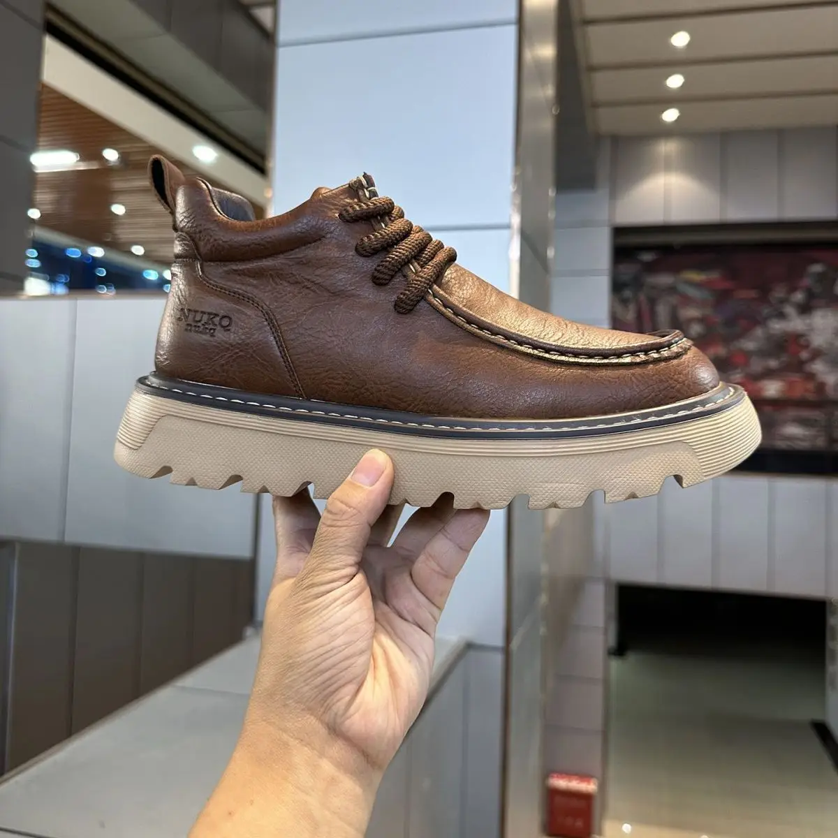 

MenFashion Casual Shoes Platform Non-slip Walking Sneakers Lightweight Male Running Shoes Breathable Sport Shoes Men snow Boots