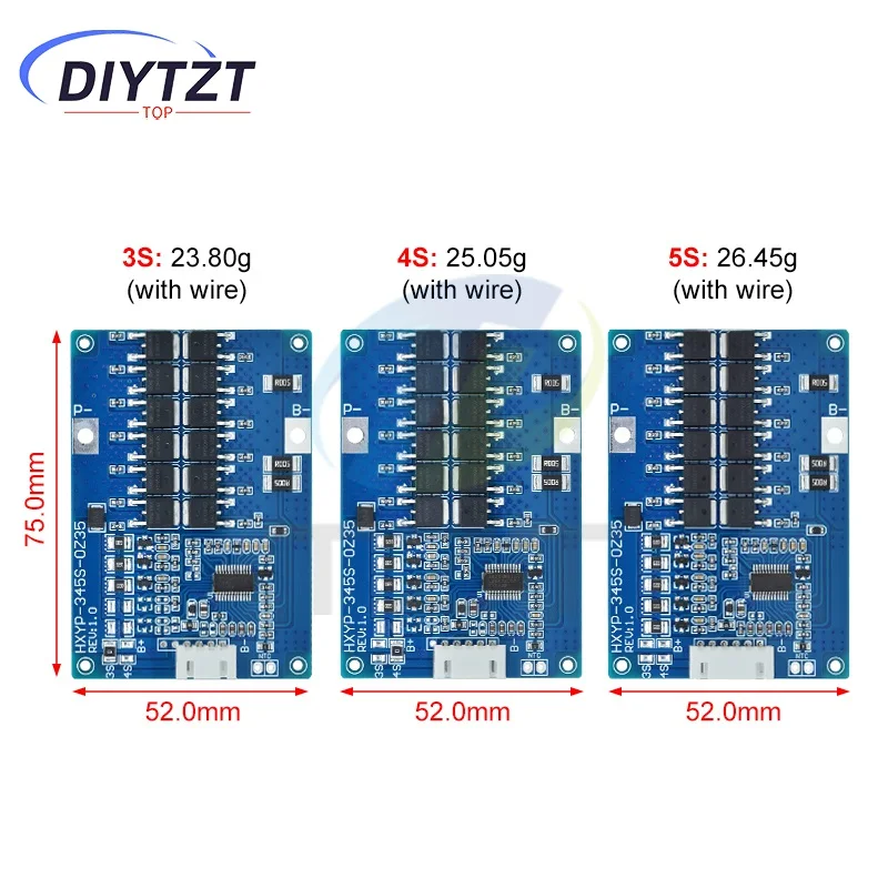3S 4S 5S 35A 60A 12,6 V 14,8 V 21 V BMS Lithium-Batterie Lade Schutz Bord NTC Widerstände mit Balance Temperatur Control