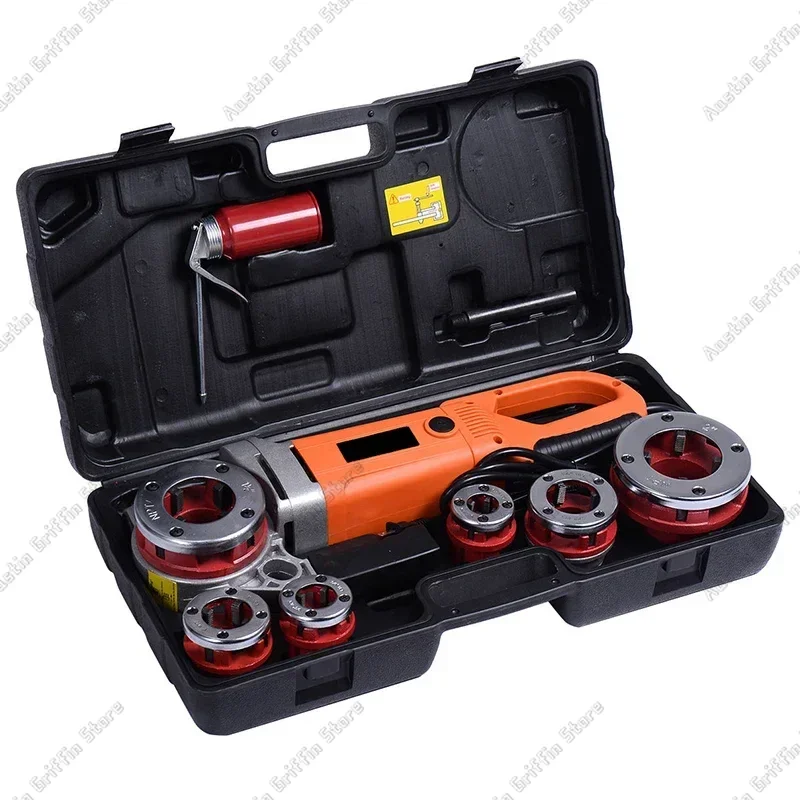 2300W/2000W Portable Handheld Electric Threading Machine Electric Pipe Threader Galvanized Pipe Threading Machine 220V