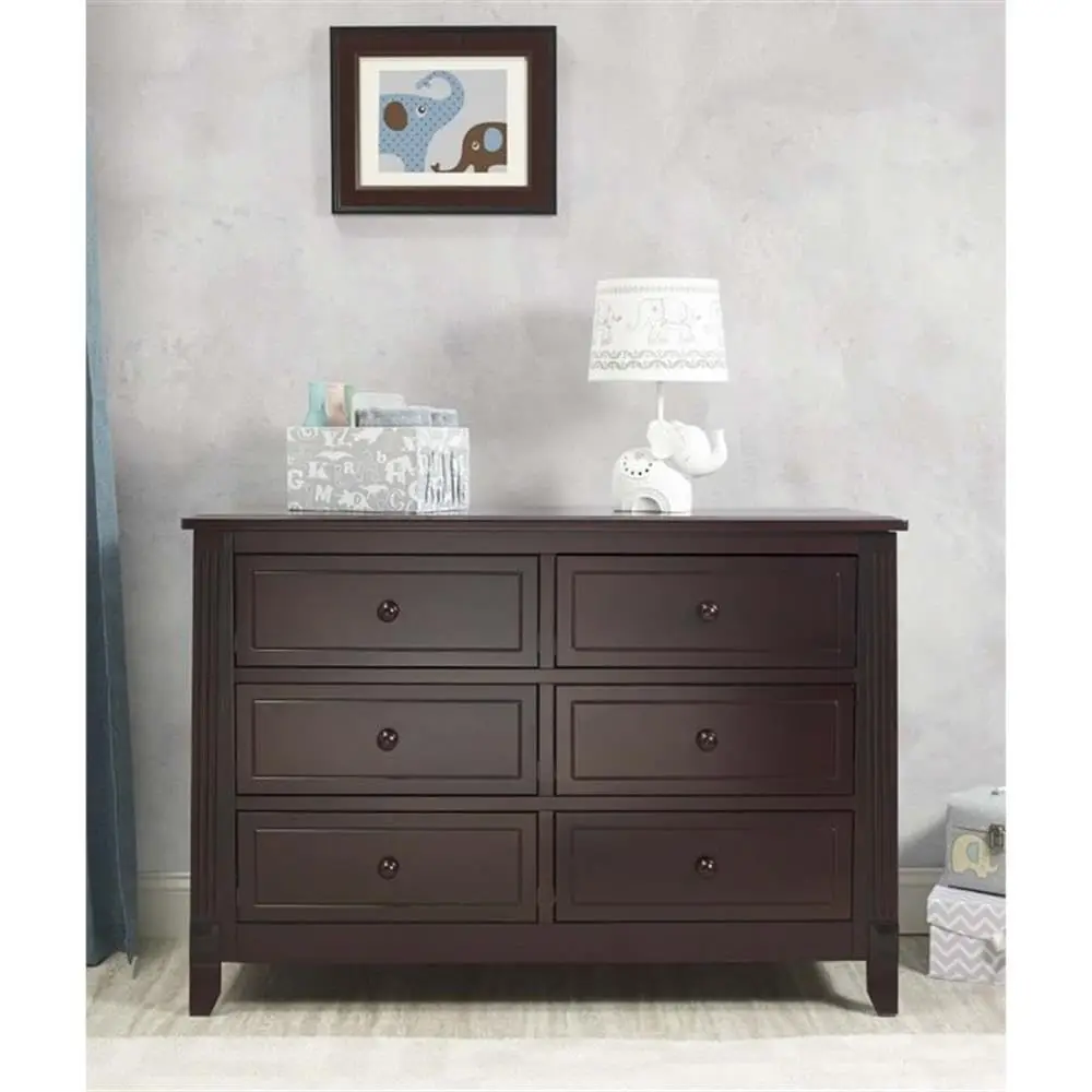 เฟอร์นิเจอร์ Berkley Baby Dresser – โต๊ะเครื่องแป้งสําหรับสถานรับเลี้ยงเด็ก เฟอร์นิเจอร์ห้องนอนเด็ก ลิ้นชักโต๊ะเครื่องแป้ง โต๊ะข้างเตียงสําหรับเด็ก Ro