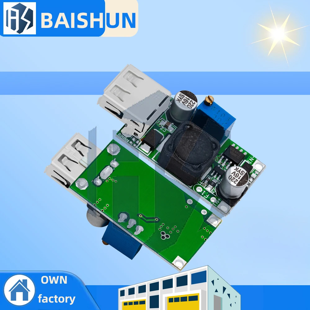 ‌3-5V Input to 9V 2A USB Boost Converter – Lithium Battery Step-Up Module with 90% Efficiency & Short-Circuit Protection for DIY