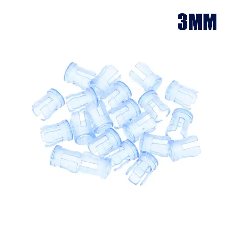 20Pcs/lot Light Guide Cap Protective Cover Led Transparent Lamp Caps 3MM 5MM LED Light Emitting Diode Lampshade Light Guide