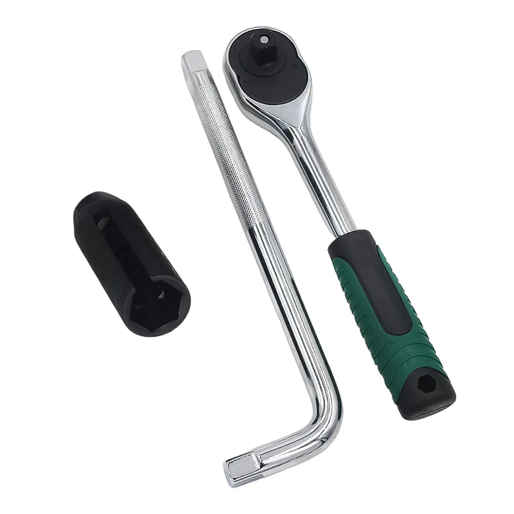 

22 мм втулка датчика кислорода с узким горлом, приводной торцевой ключ, инструмент, втулка датчика кислорода для привода 1/2 дюйма, электроинструмент