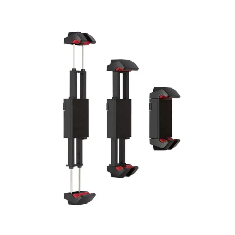 Suporte Universal para Tablet e Smartphone DT23 com Montagem Cold Shoe e Adaptador de Tripé com Parafuso 1/4 para iPad e Transmi
