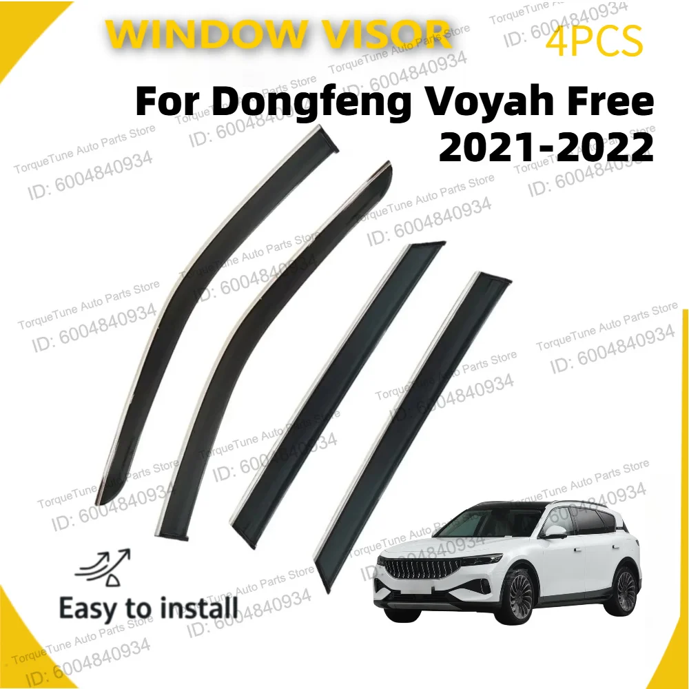 

Stylish Protective Window Deflectors for Dongfeng Voyah Free 2021-2022 - Sunproof Rainproof Side Window Visors, Rain Guards Set