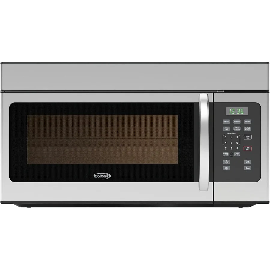 1.6 مكعب. قدم. فرن الميكروويف فوق المدى مع مصباح فرن ووظيفة غطاء فتحة تهوية إعادة تدوير 300CFM لسطح المطبخ