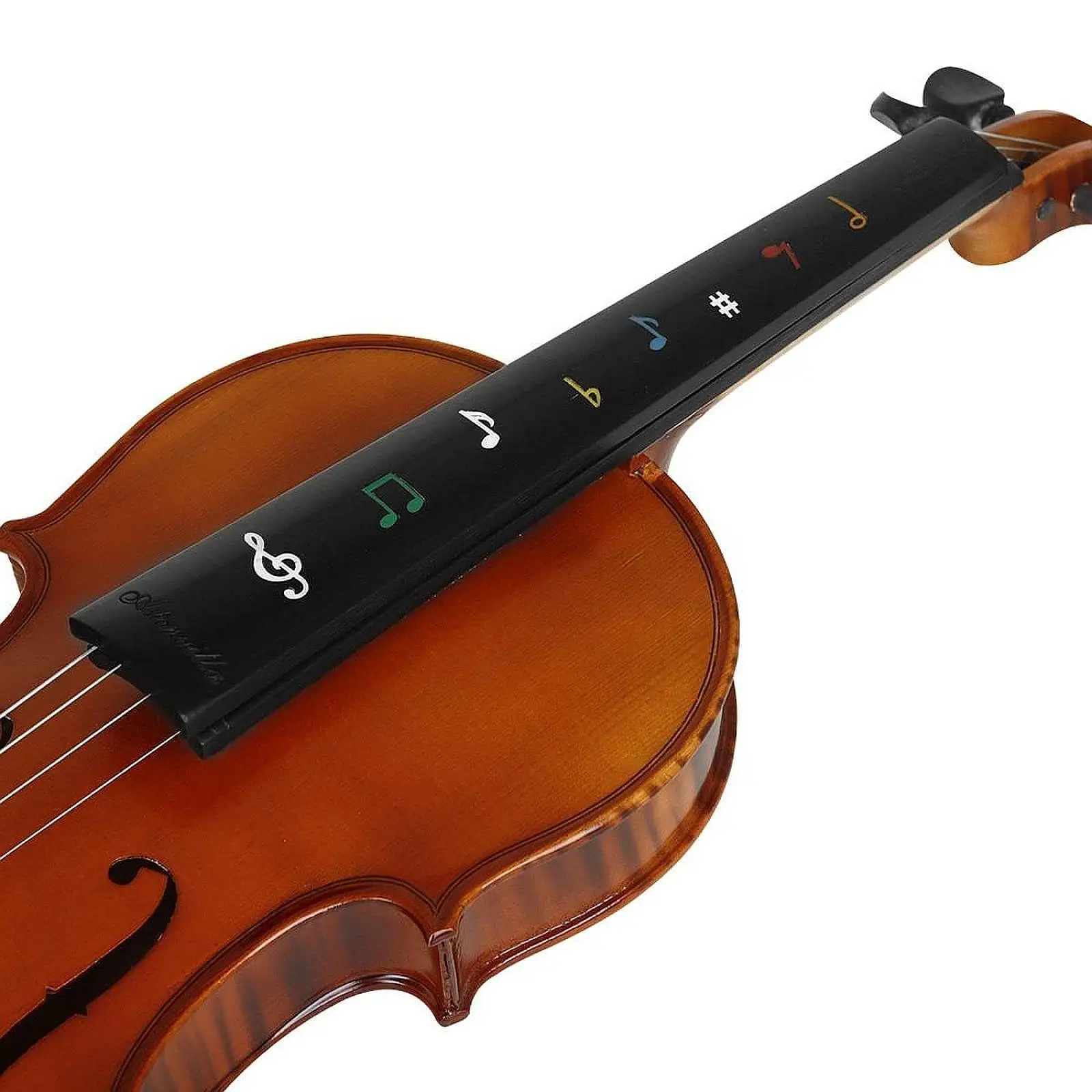 

4/4 Violin Fingerboard Sticker Ebony Wood Violin Fretboard for Show Practice