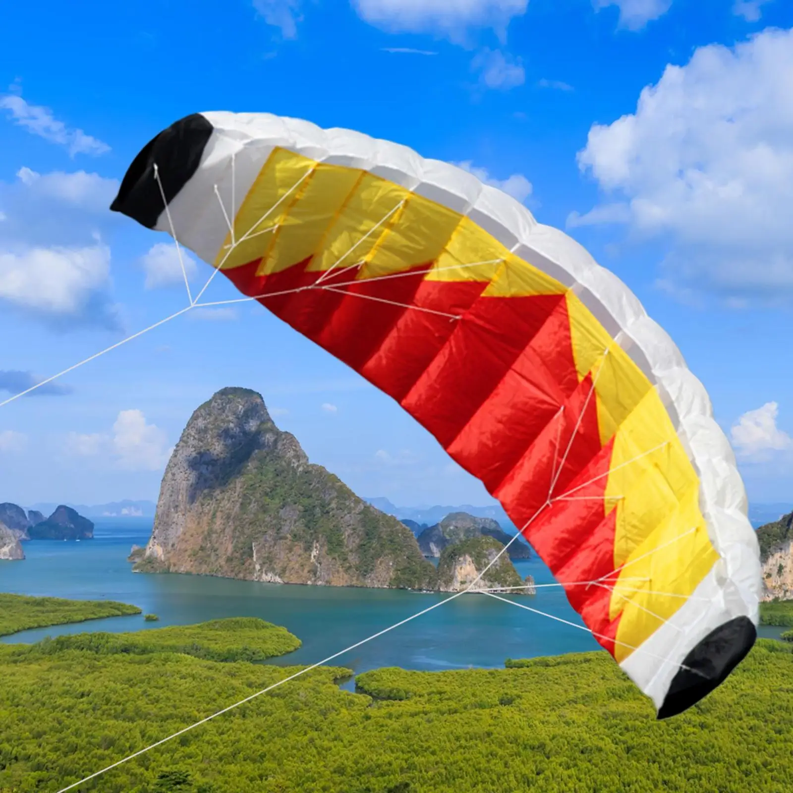 

Large Kite Outdoor Flying Colorful 78" Soft for Camping Lawn Beginners