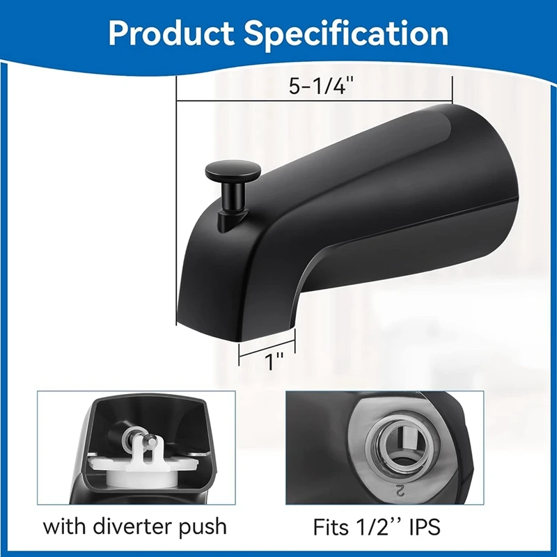 داخل الموضوع حوض الاستحمام صنبور صنبور ، حوض صنبور مع دش كلبشة ، IPS ، E531D-1F-62 ، 1 "، 2"