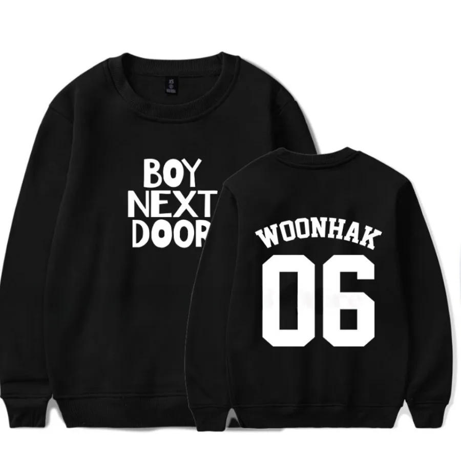 KPOP BOYNEXTDOOR Album Oversized Hoodie Women Men O-neck Long Sleeve Crewneck Sweatshirt Casual Tracksuit Couple Clothes