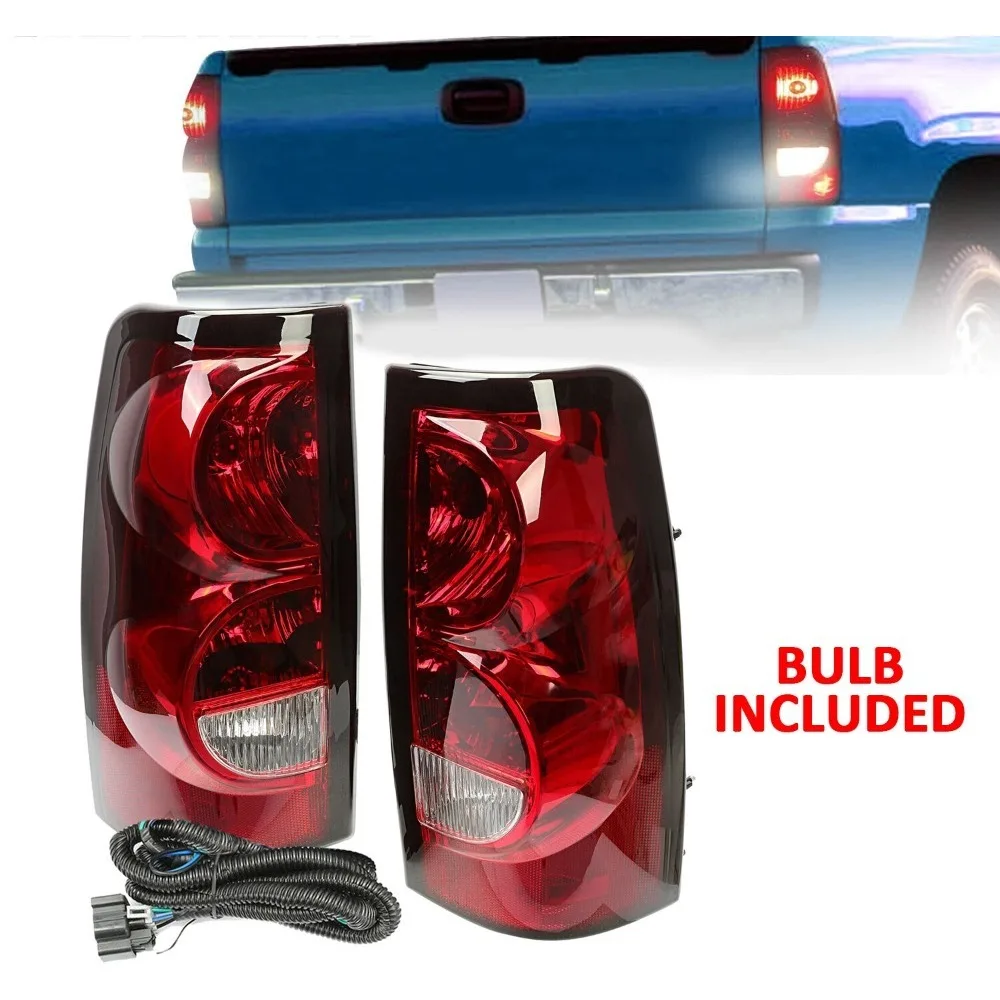 

Красные задние стоп-сигналы для Chevrolet Silverado 1500 2500 3500HD 2003-2006 годов выпуска с лампочками, сертифицированные DOT