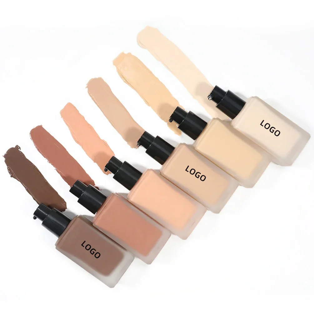 

Custom Logo 18 Colors Liquid Foundation Private Label Full Coverage Long Lasting Waterproof Concealer Makeup Wholesale 4 Tubes