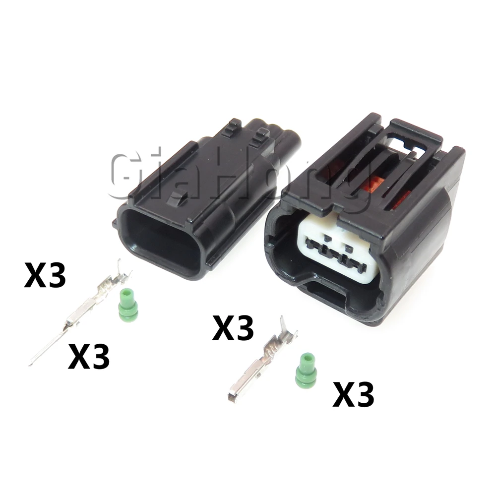 1 Set 3 Ways AC Assembly Car Reversing Light Sealed Plug For Honda Infiniti Auto Radar Sensor Socket 7282-2147-30 7283-2147-30