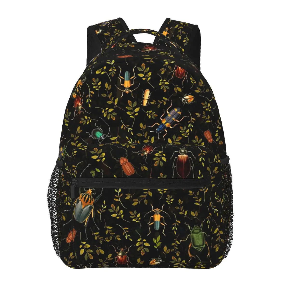 Vintage Beetle And Bug Insect Student Backpack School Bag Hiking Travel Daypack for Boys Girls Fashion Bookbag Shoulder Bags