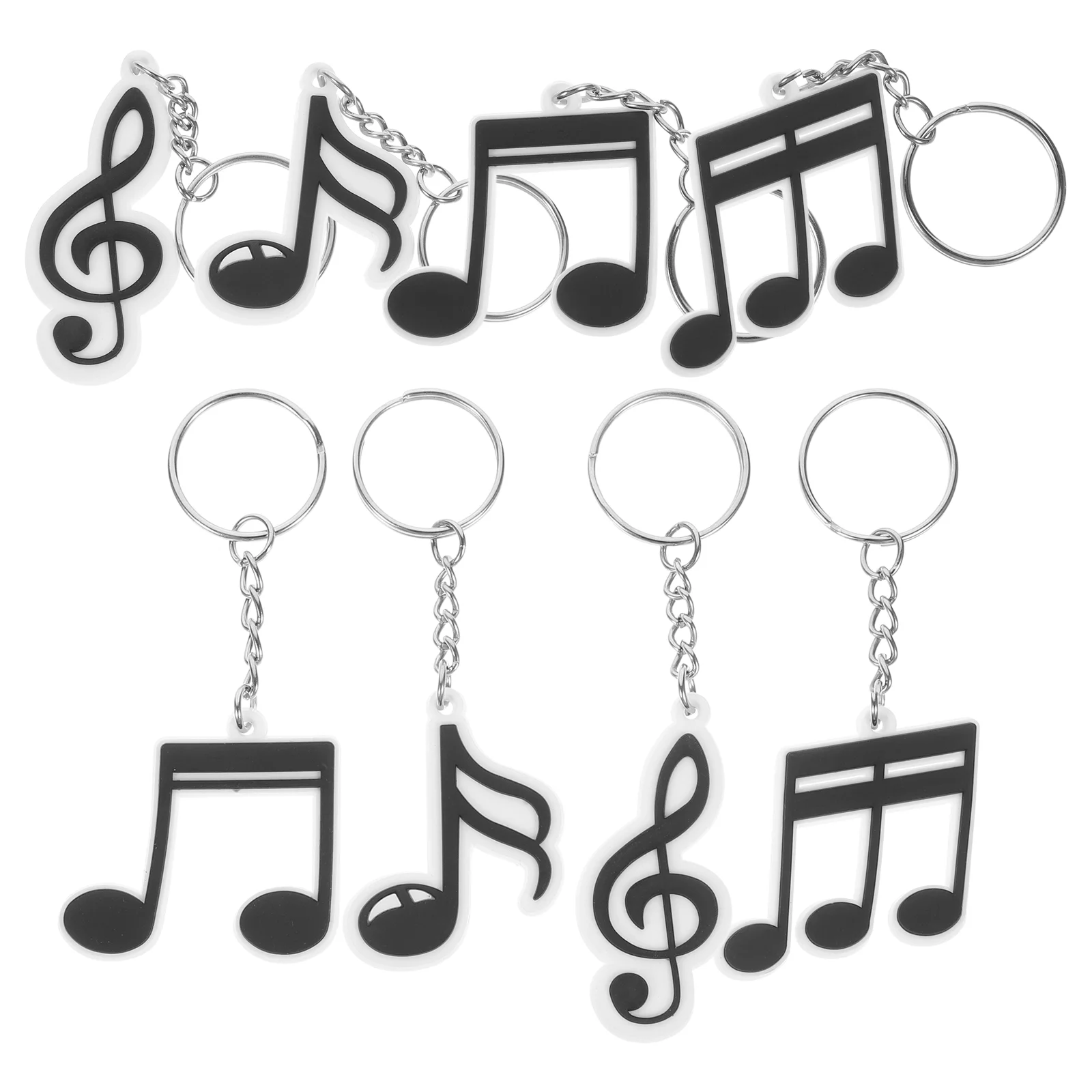 

20 Pcs Music Keychain Musical Note Backpack Hanging Decor for Decorative Keyring Pendant