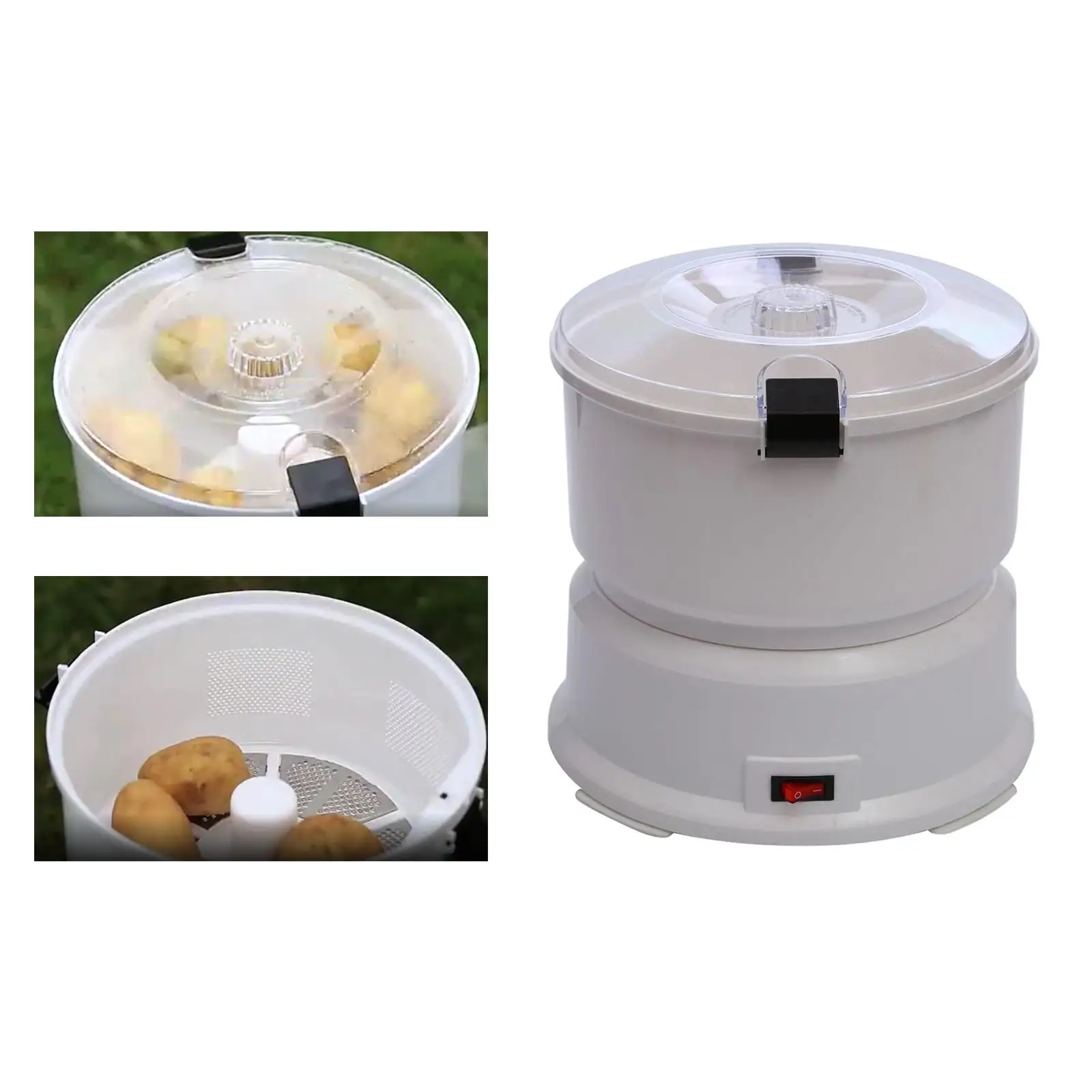 Salad Dehydrator Potato Peeler EU Plug Electric Household Home Kitchen Tool for Household