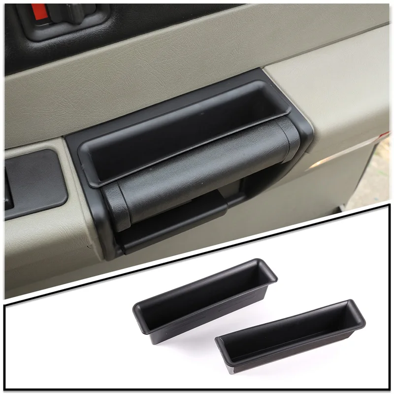 For Hummer H2 2003-2007 ABS Black Car Accessories Interior Door Handle Storage Box Glove Armrest Box Tray Organizer