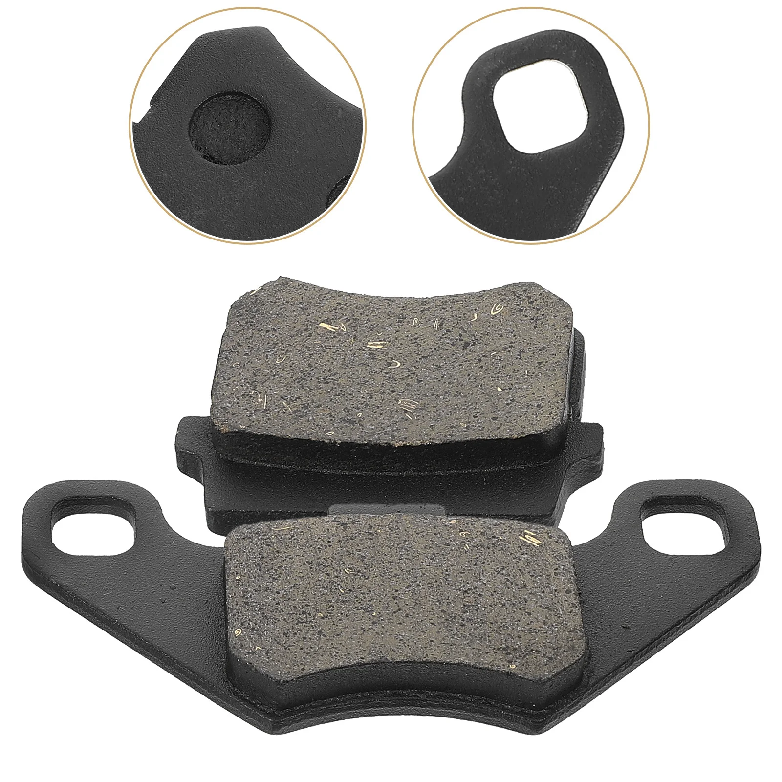 

1Set Motorcycle Rear Brake Pads Set Safe Practical Consistent Braking Durable Material Simple Structure