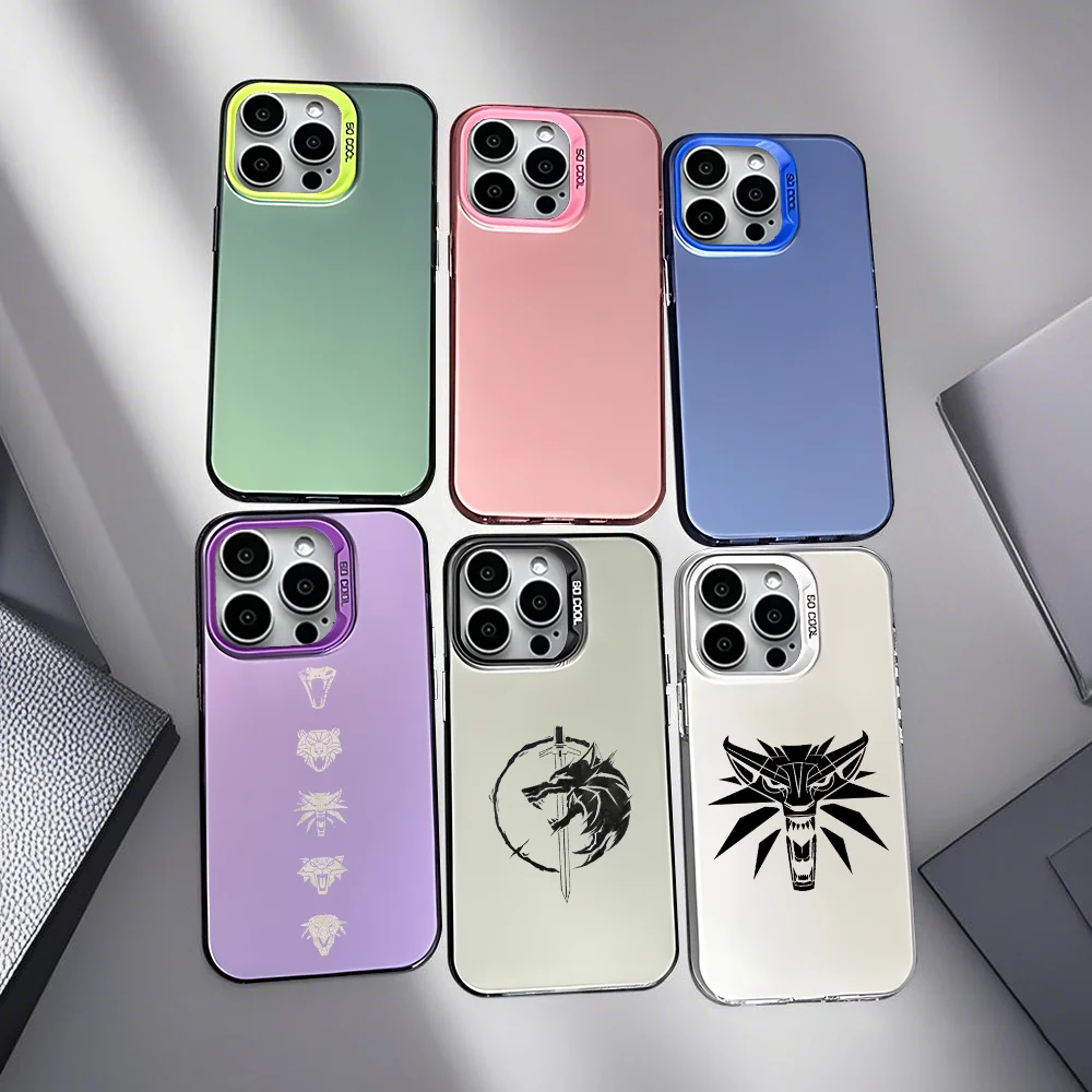 

The W-Witcher Logo Phone Case For iPhone 16,15,14,13,12,11,Pro,Max,Plus,Mini,XS Anti Fall Matte Hard Bumper Back Cover