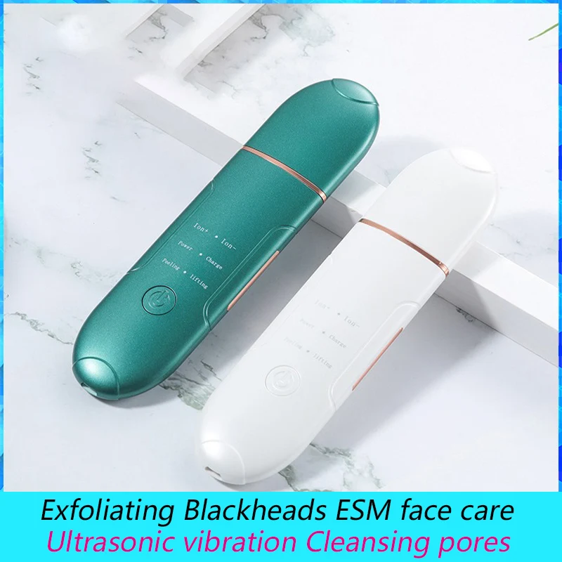 Electric Facial Beauty Device, Ultrasonic Vibration, Cleansing Pores, Exfoliating, Blackheads, ESM Face Care ML-037