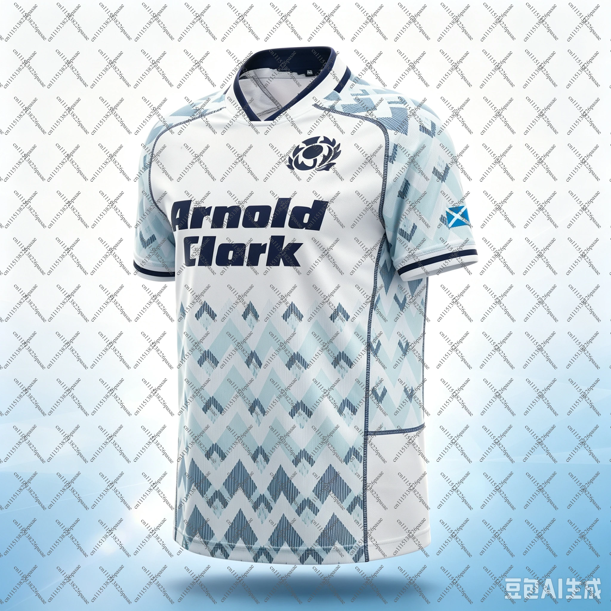 2026/27 Season Summer Kids' Scotland Rugby Training Quick-Dry T-Shirt Breathable, Loose-Fit, Plus-Size Matching Men Style