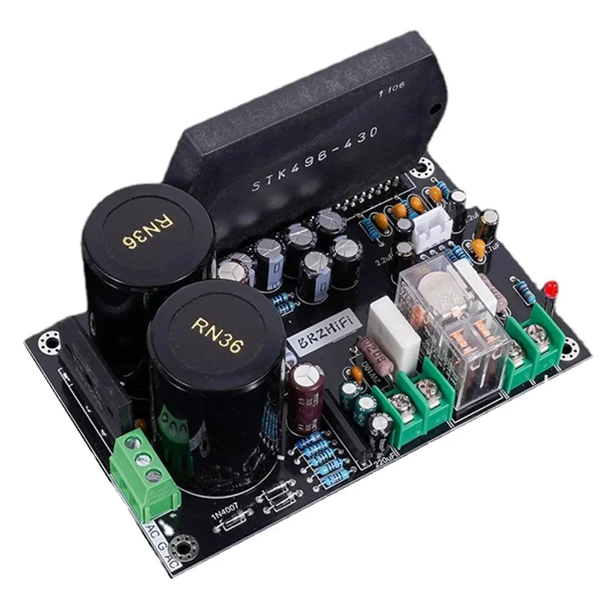 B-M HIFI Thick Film STK496-430 300W Digital Power Amplifier Board 150Wx2 Stereo Audio Amplifier Moudle AC 35V