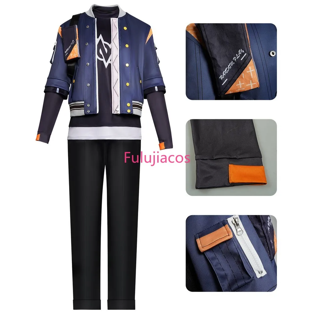 

Fulujiacos Game Zero Wise Cosplay Costume Uniform Outfit