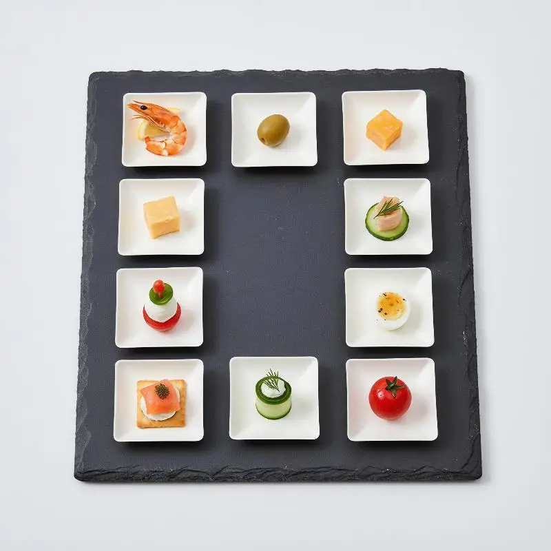 10/25Pcs White Compostable Dessert Plates Cut-Resistant Sugarcane Snack Plates for Travel Picnics