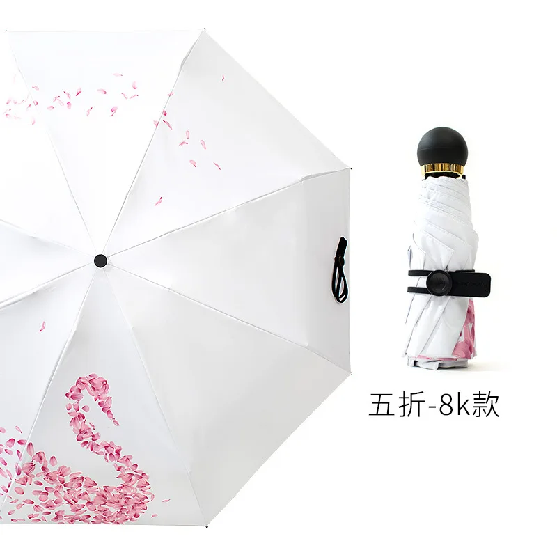 Mini Sun Umbrella, Ultra Small Sun Protection and UV Protection, Suitable for Both Sunny and Rainy Sun Shading. Pocket Umbrella