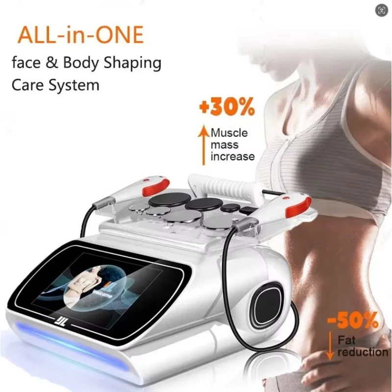 448K RF Beauty Machine Slimming Cellulite Massager Device  CAP RES Probes Deep Heat Physio Skin Care Therapy Beauty Machine