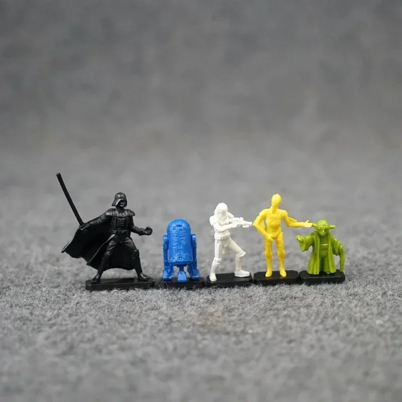 Original Star Wars Gashapon Caposule Toy Miniature Action Figure Ornament R2D2 3PO Yoda White Soldier Kyloren Figurine Blind Box