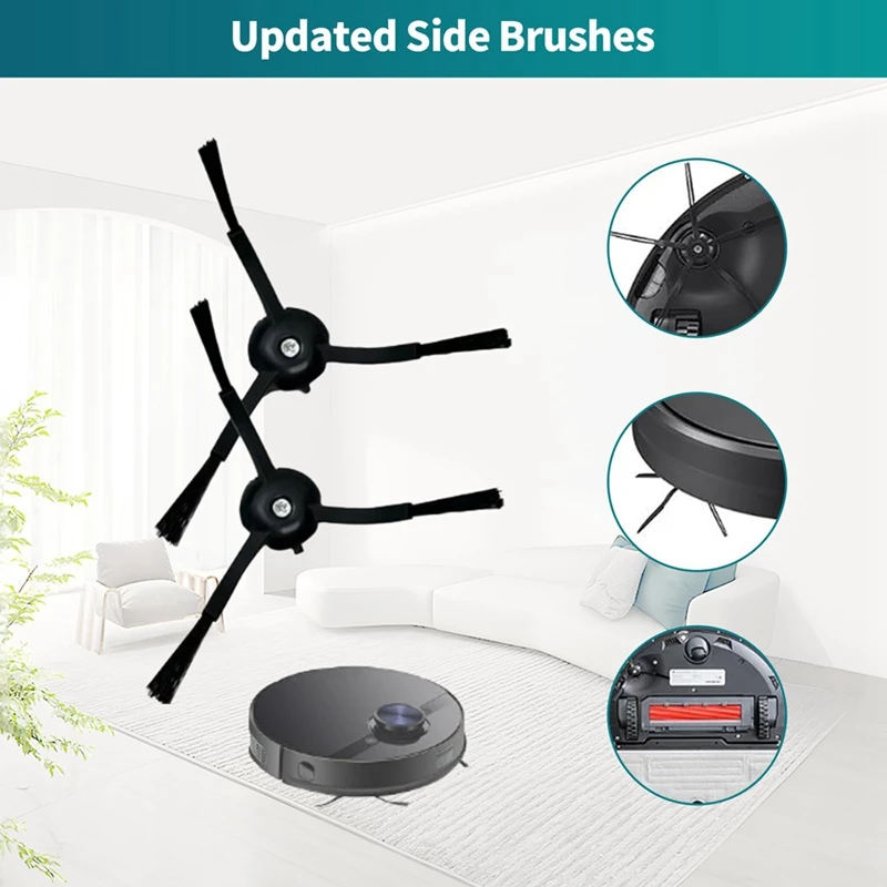 Accessories Kit For Roborock S8 S8+ S8 Plus S8 Pro Ultra Robot Vacuum Dual Main Brush Side Brush Hepa Filter Mop Cloths