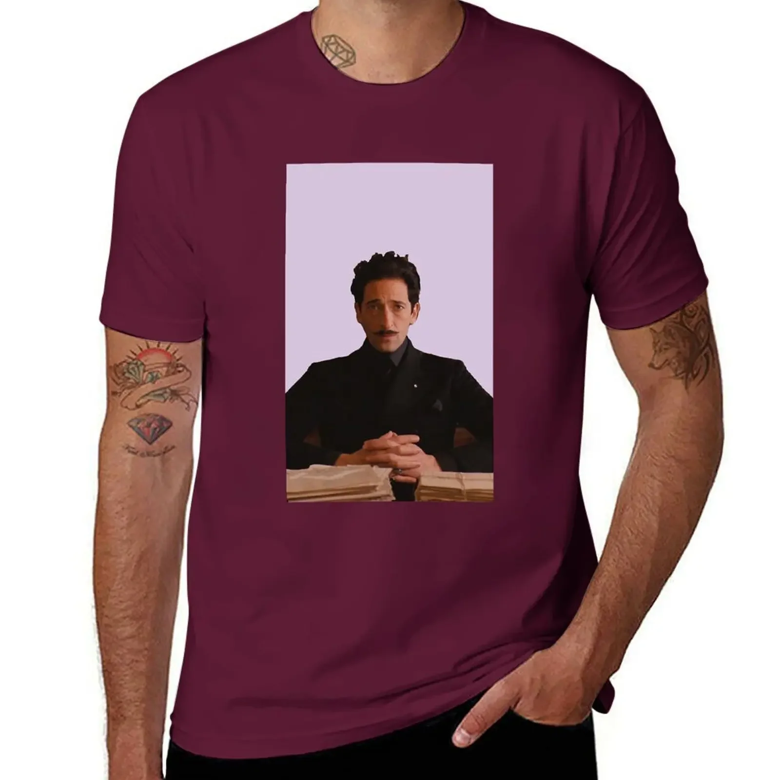 adrien brody grand budapest hotel dmitri T-Shirt sweat oversized cute clothes plain black t-shirts for men new in tops & tees