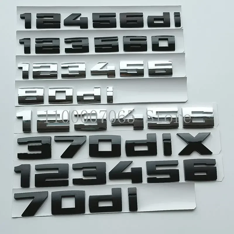 DIY M Series Bond Letters Numbers ABS Emblem for M 1 2 3 4 5 6 7 8 i d X M1 M2 M3 M4 M5 M6 X3 X4 X5 X6 X7 Car Trunk Badge Logo