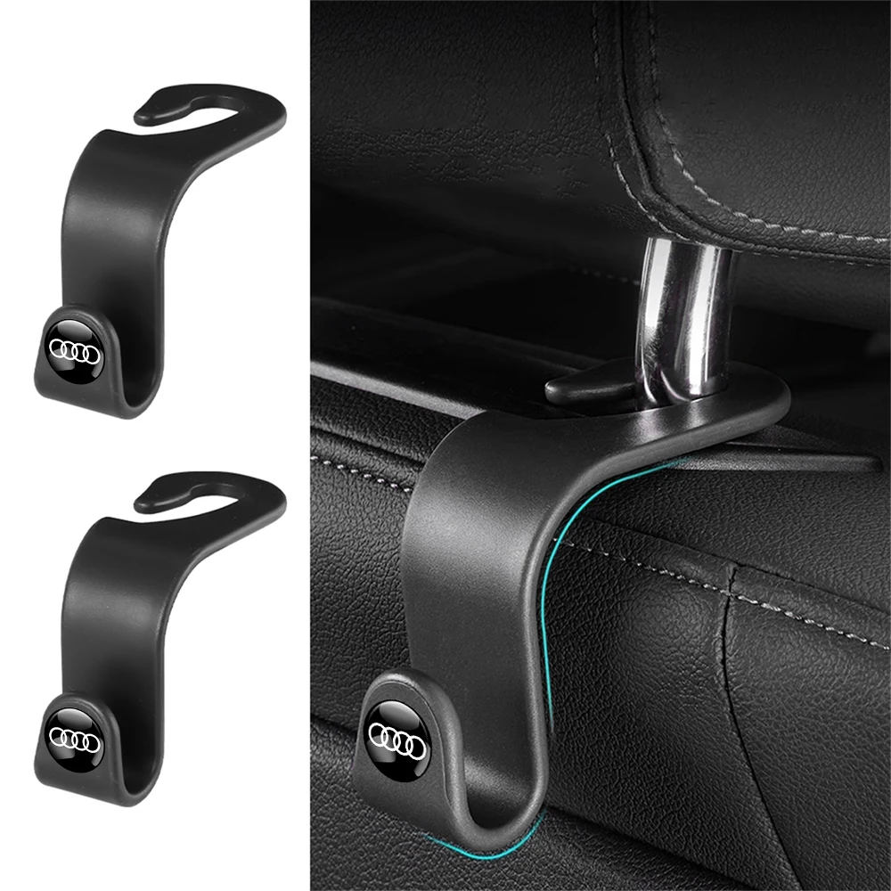 Crochet de rangement pour dossier de siège de voiture, 2/4 pièces, Clips de suspension pour Audi SLine A4 A5 A6 A7 A8 Quattro C5 C6 C7 S3 S6 Q3 S3 S8