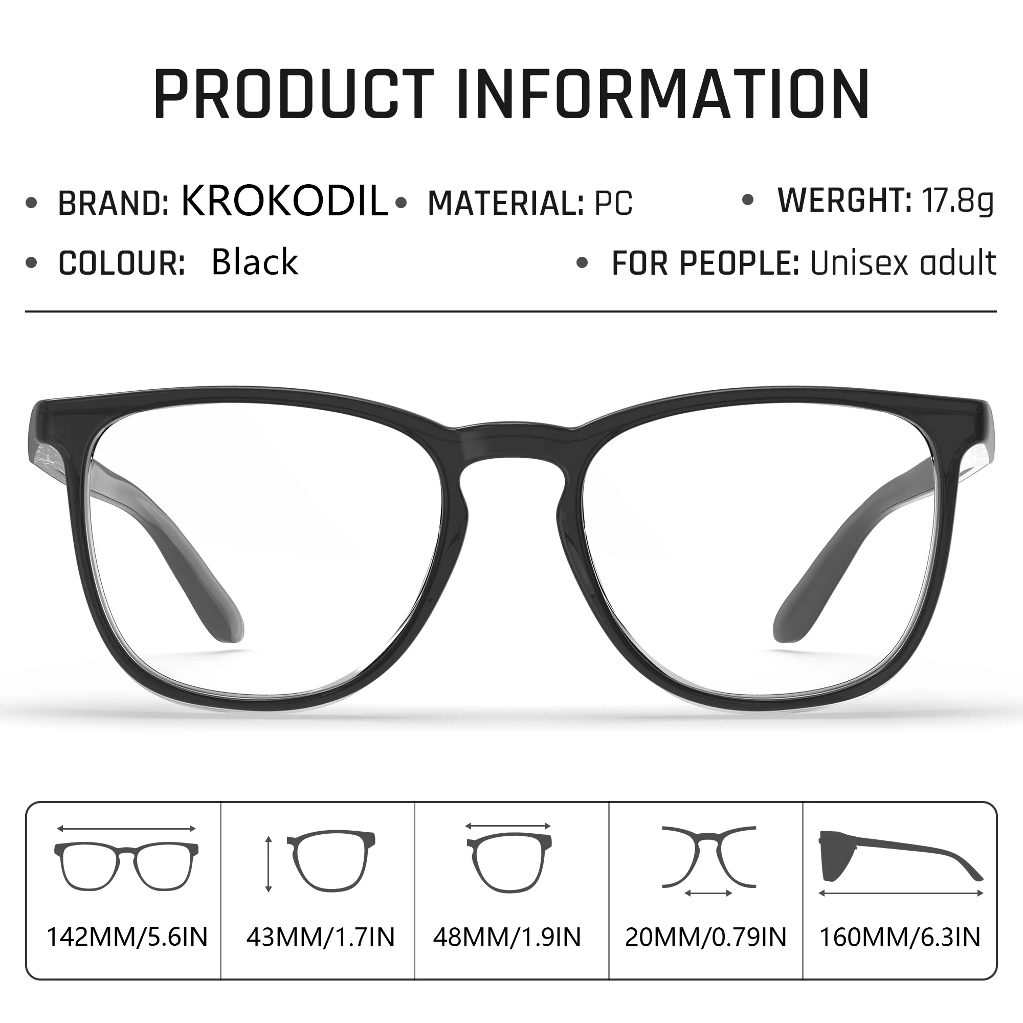Clear Safety Glasses Cute Goggles For Women Eye Protection With Anti-Fog Lens Scratch Resistant Work Glass For Men & Nurse